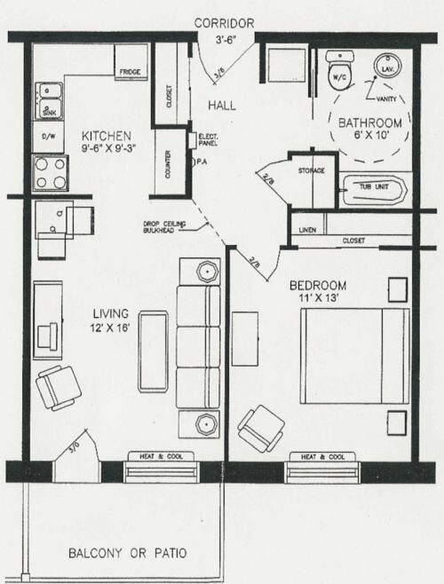 Portal Village One Bedroom Suite, Independent Living